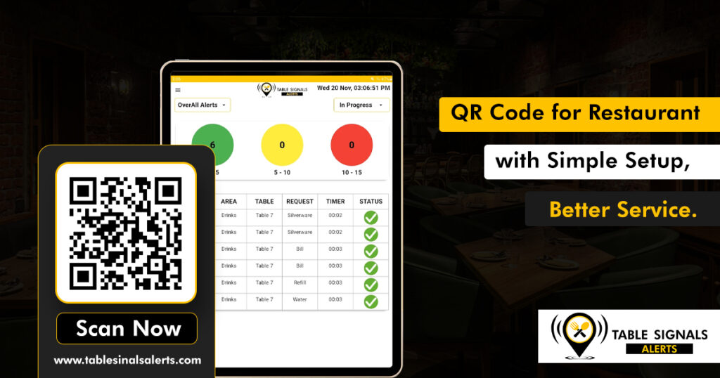 QR Code for Restaurant with Simple Setup, Better Service