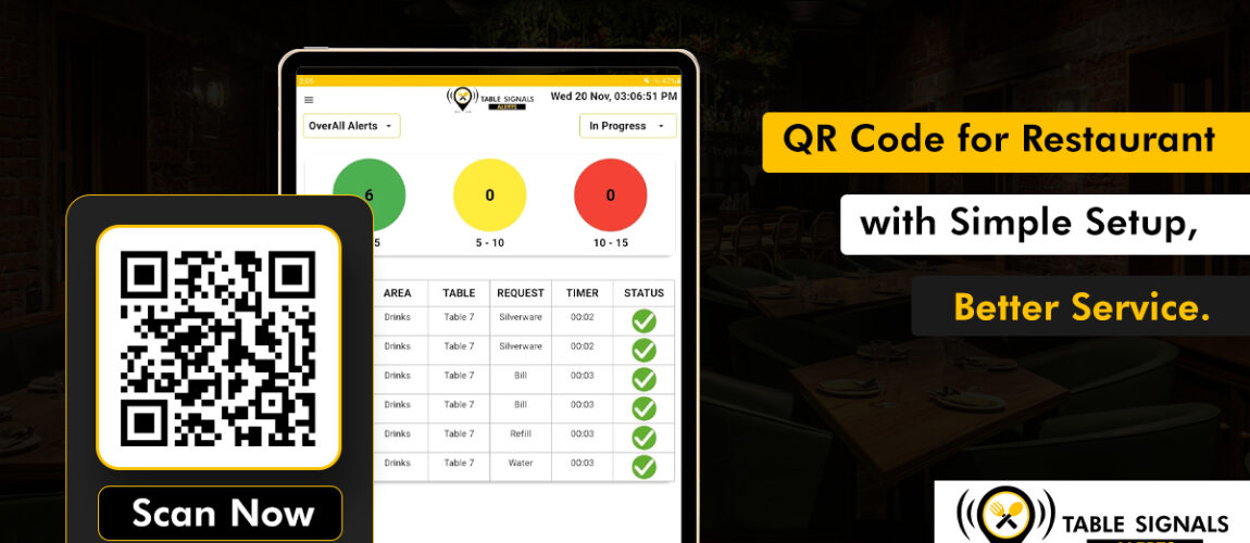 QR Code for Restaurant with Simple Setup, Better Service