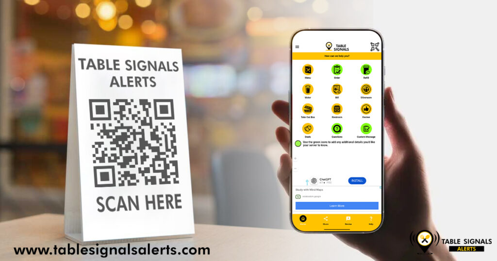 Table Signals Alerts: A Quick QR Code Service Setup for Restaurants
