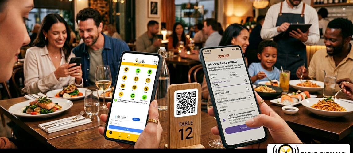 QR Code Table Service Helps Restaurants