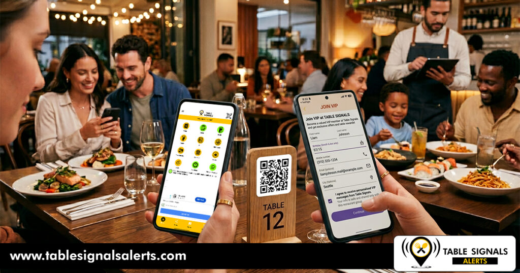 How Restaurants Use a QR Code Table Service System for Better Service
