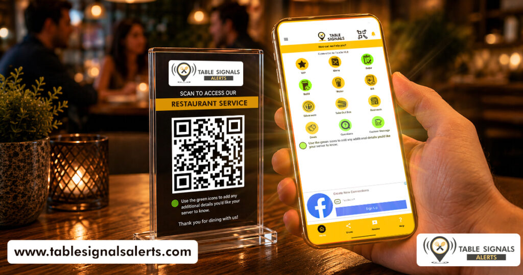 How Restaurants Use a QR Code Table Service System for Better Service