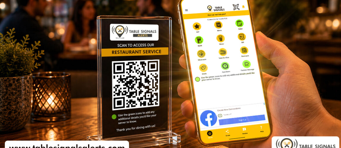 QR code table service system for Restaurant